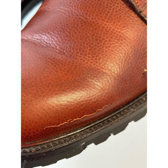 Italian Premier by Nordstrom Sega Pirelli Men’s Size 9 Cognac Leather Oxfords